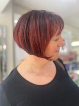 NIKKI & SHARRON RED BOB